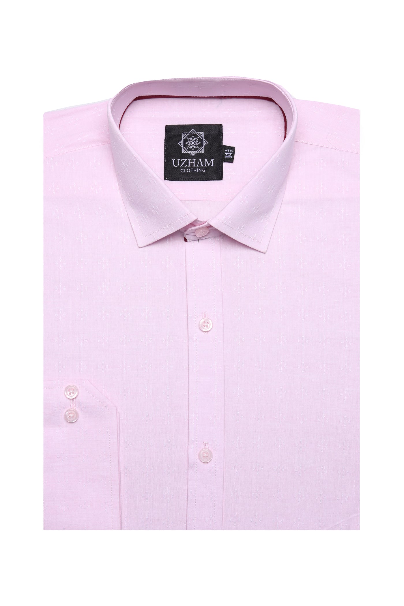 Pink (Jacquard) Formal Shirt